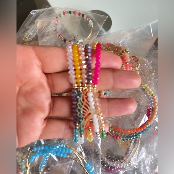 gold plated Mexican bracelets various colors, excellent material - Picture 2 of 3